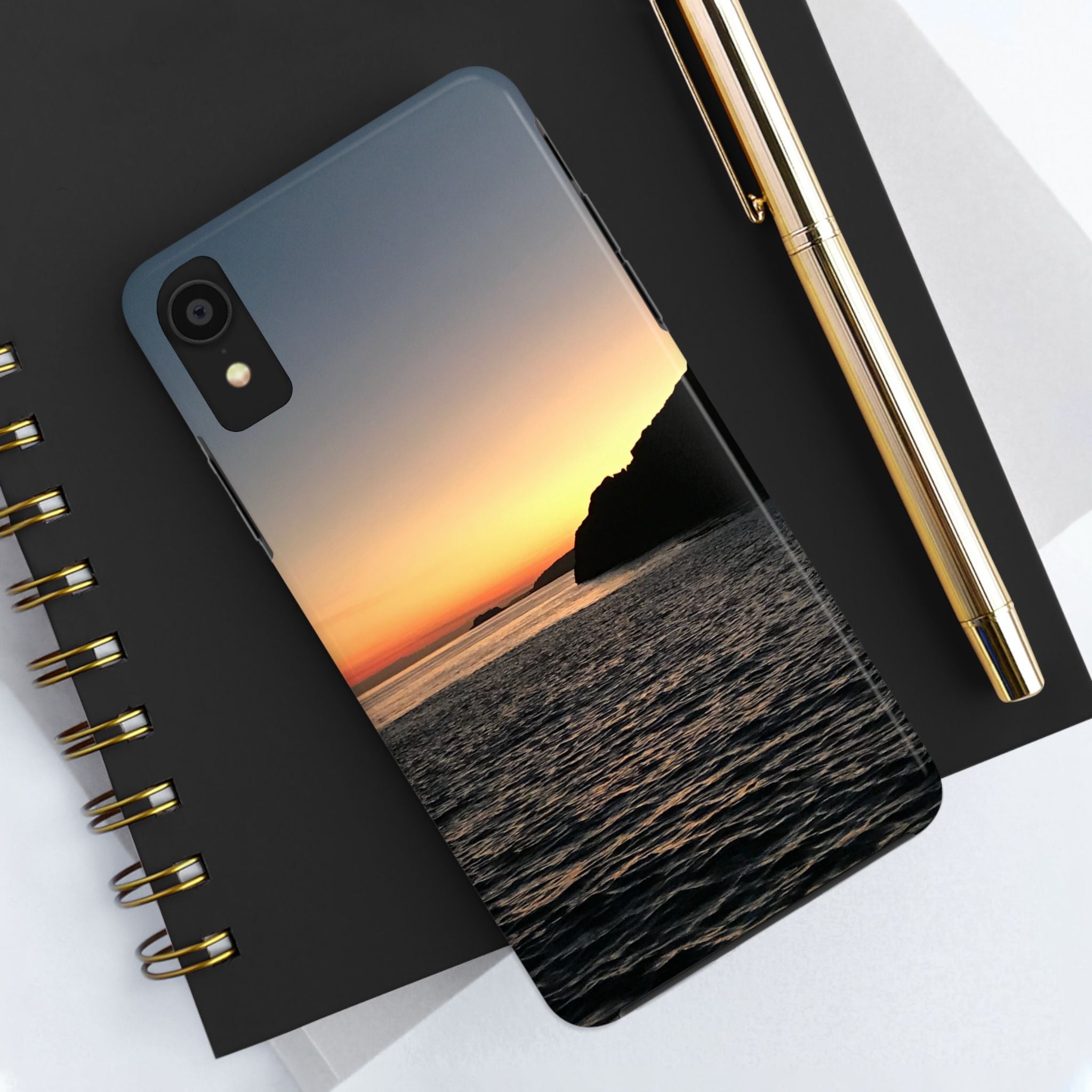 Sunset Ocean Tough Phone Case - Durable Protection for Adventurers